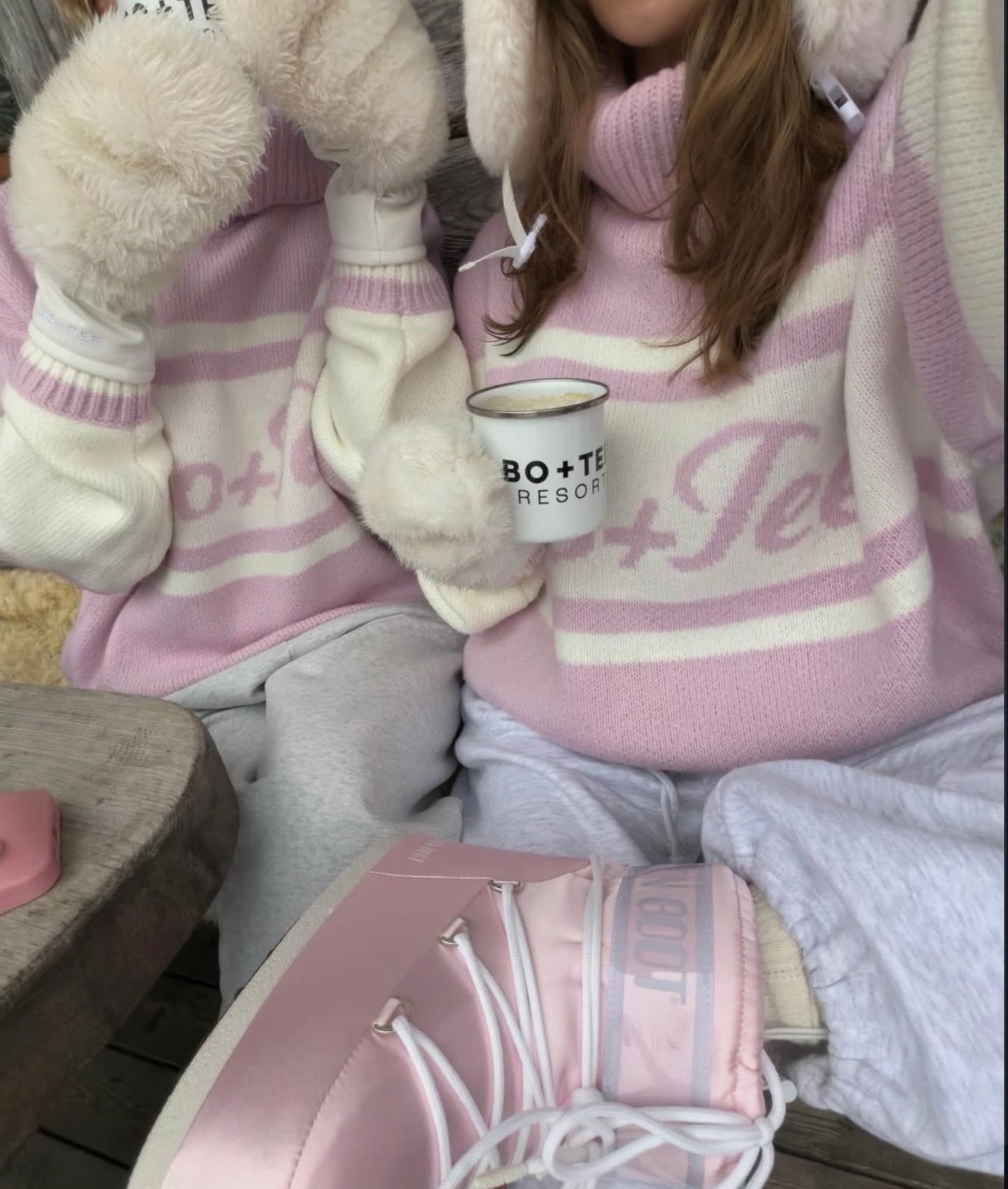 Low pearl Moon Boots