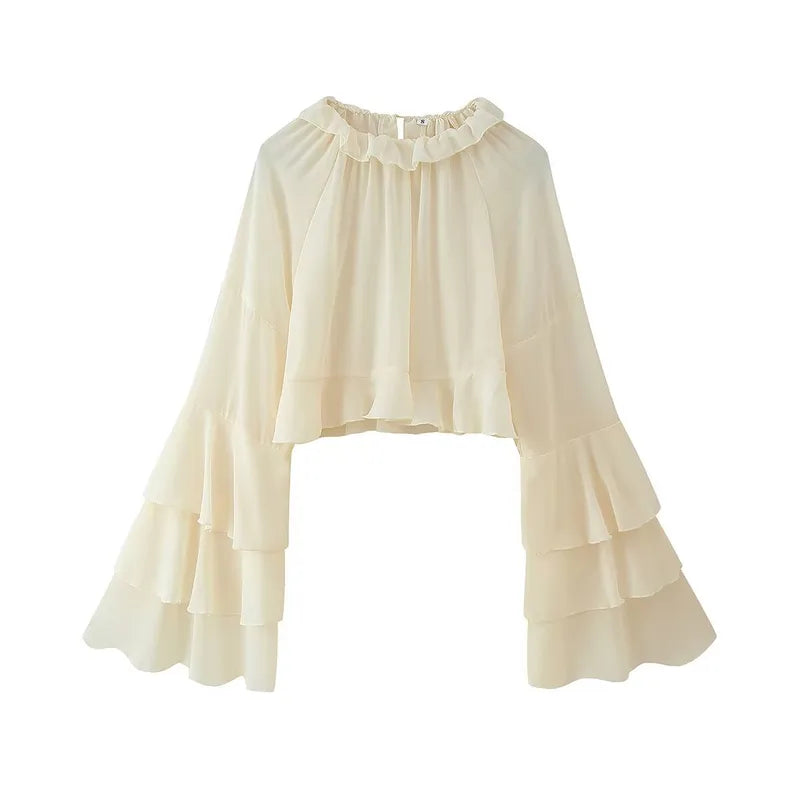 Chiffon Ruffle Dress