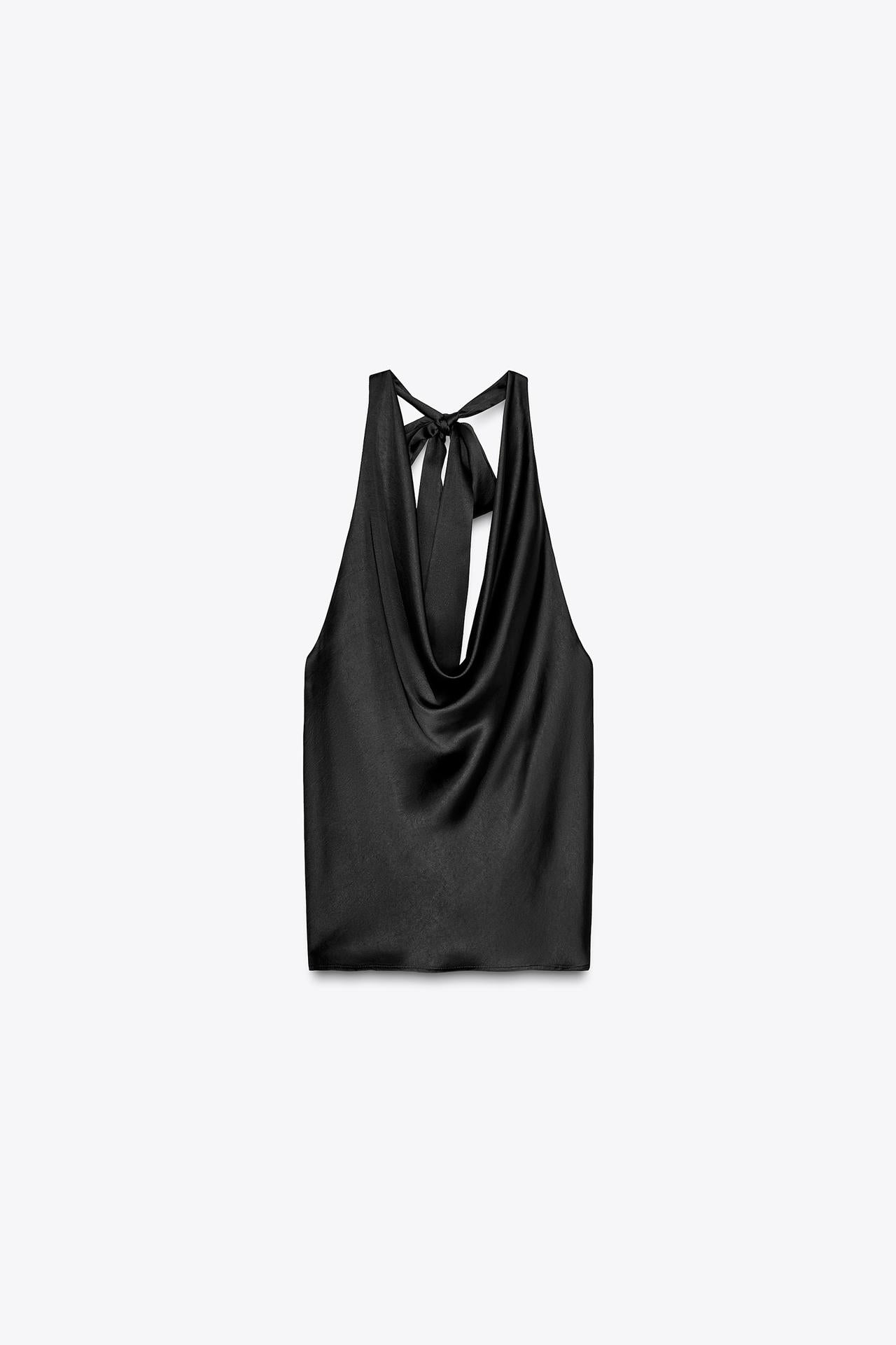 Satin Halter Top