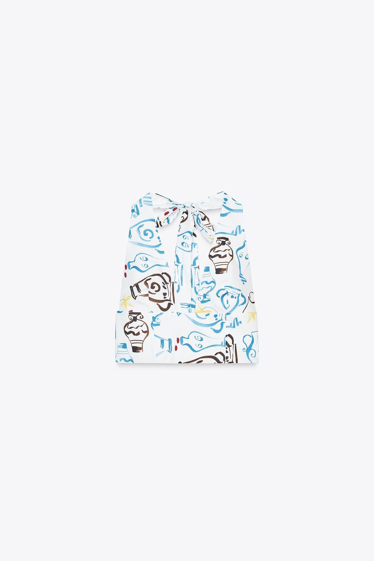 Printed Crop Top