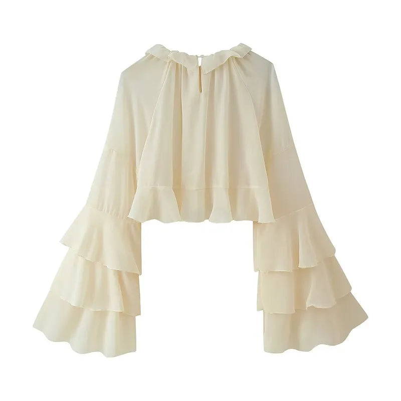 Chiffon Ruffle Dress
