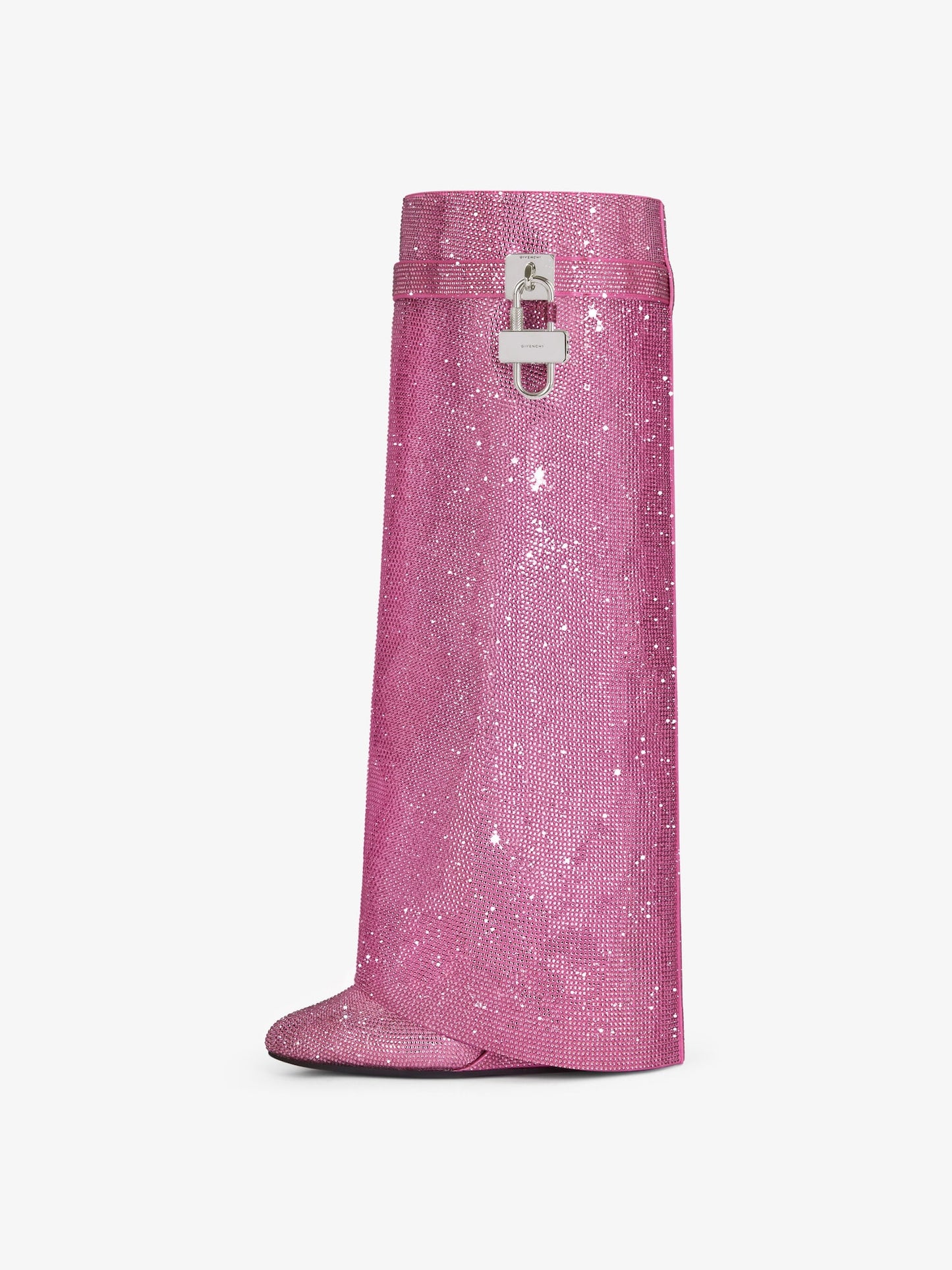Shark Lock boots with strass