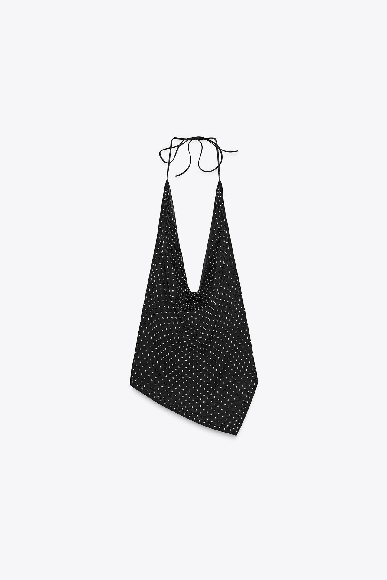 Strass Tulle Top