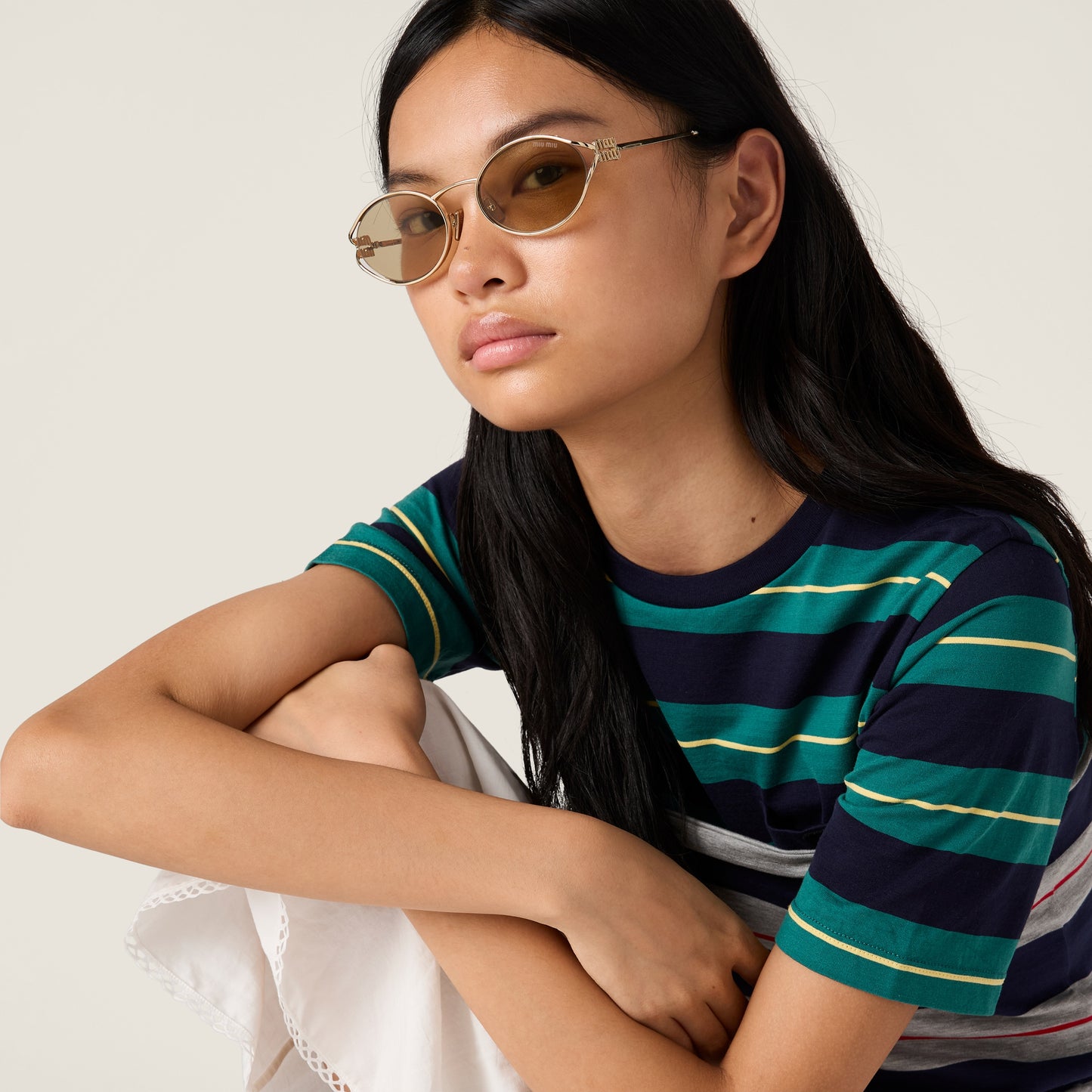 Miu Miu Logo Sunglasses