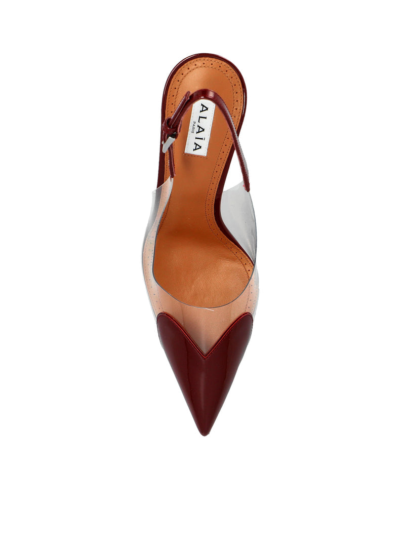 LE CŒUR SLINGBACKS IN PATENT CALFSKIN
ALAIA