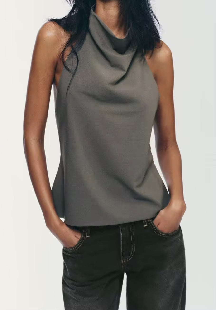 Halter Open Back Top