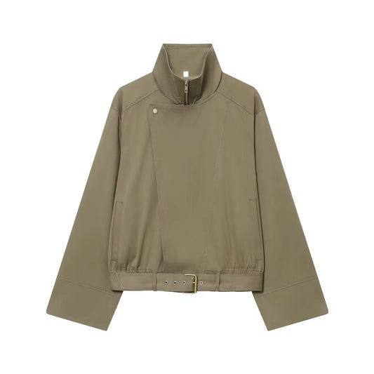 Blend Jacket With Belt