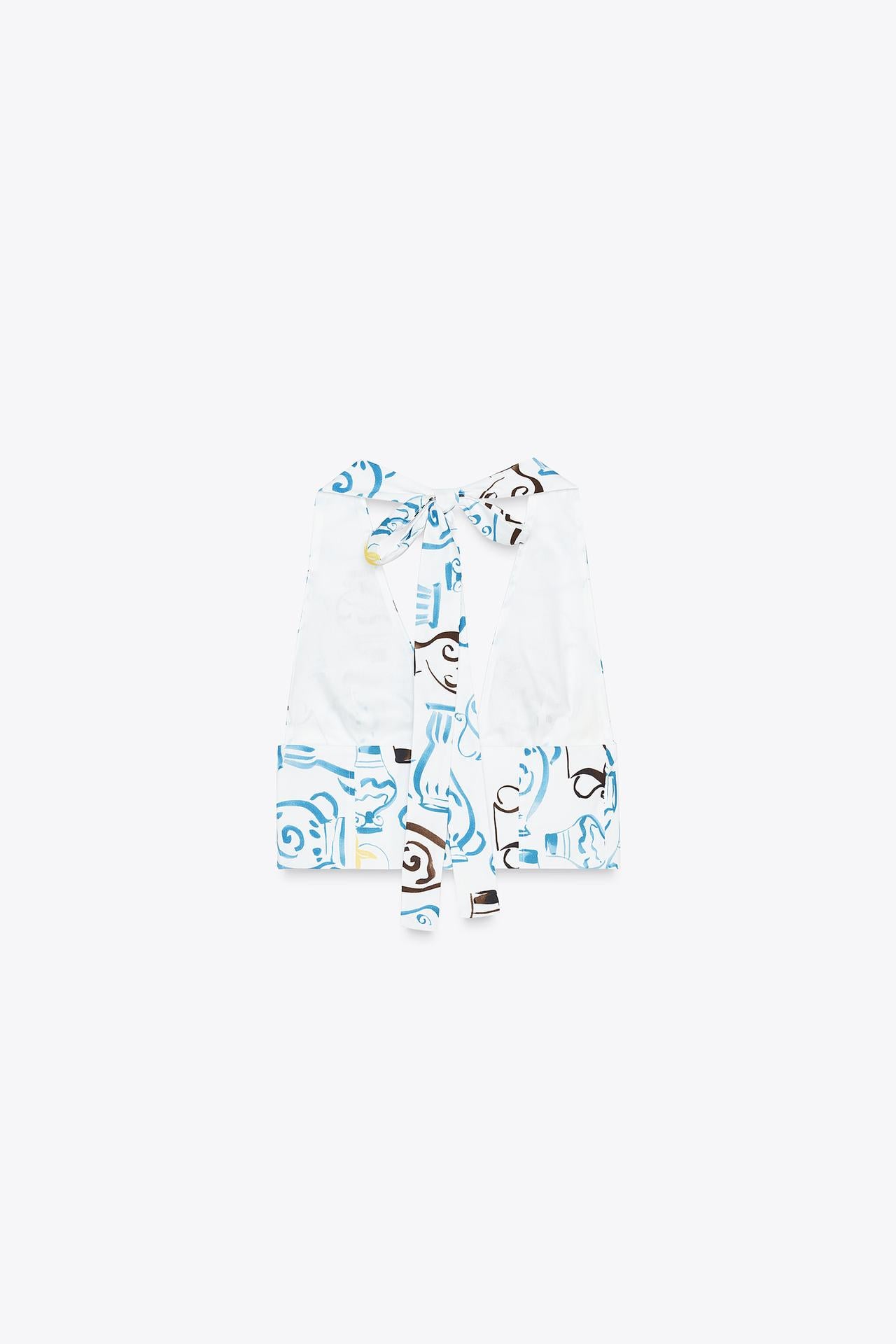 Printed Crop Top