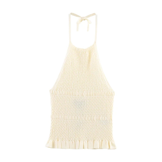 Backless Knitted Top