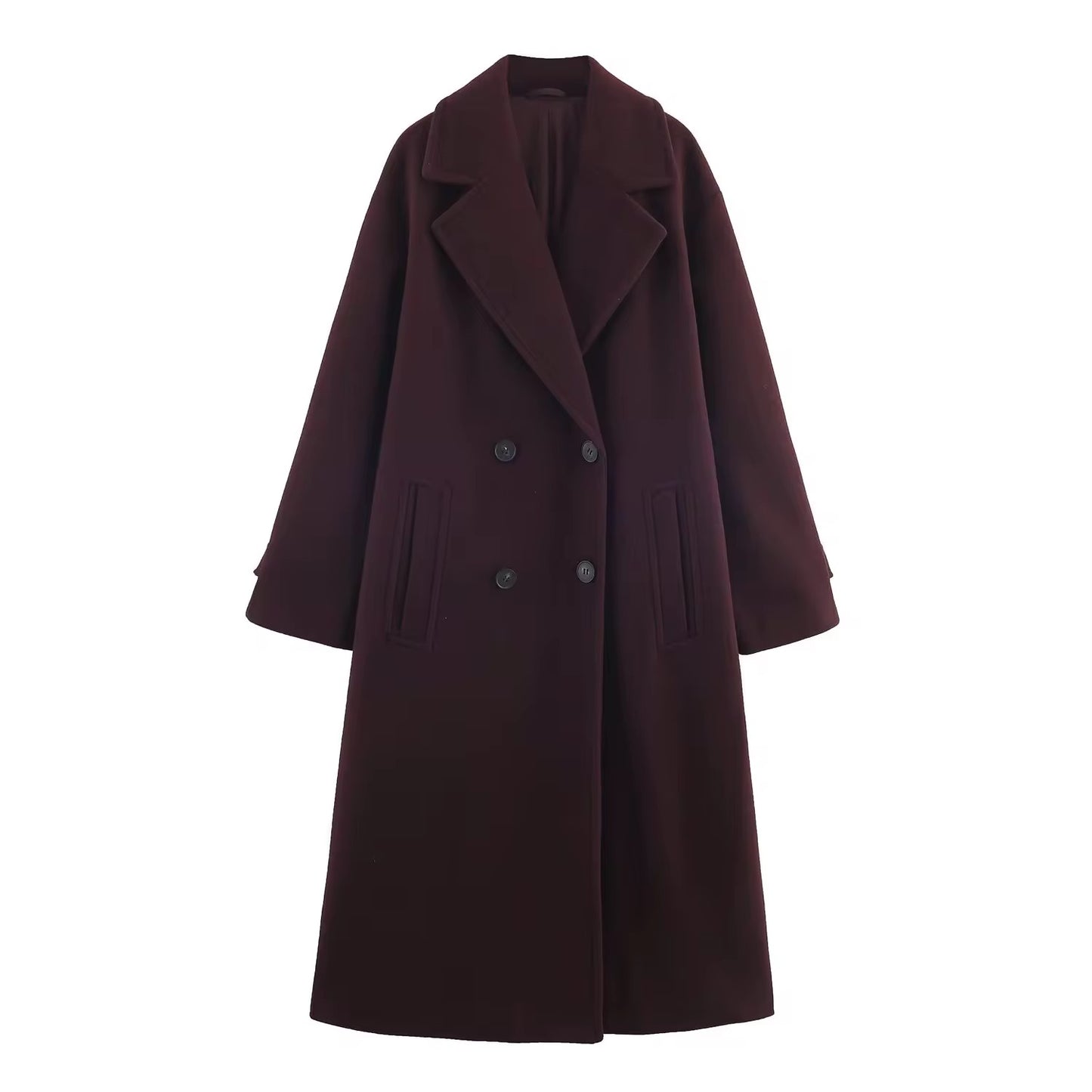 Oversized wool coat