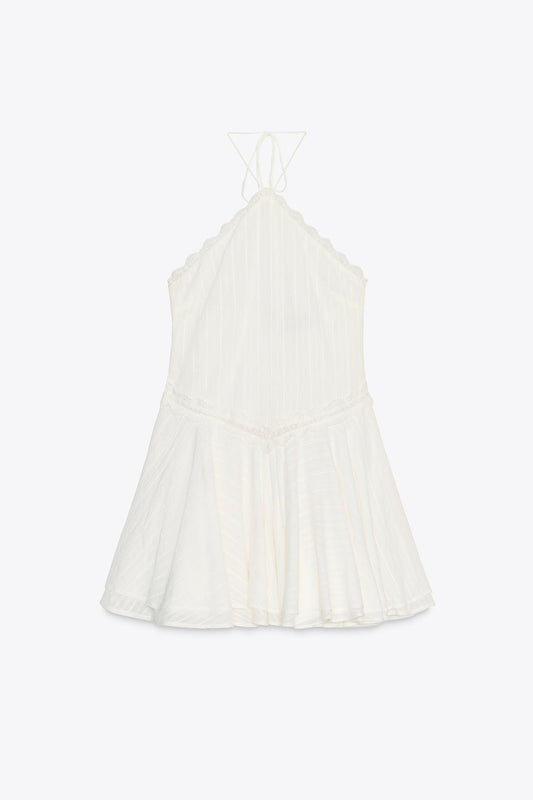 Robe Courte Halter Dress