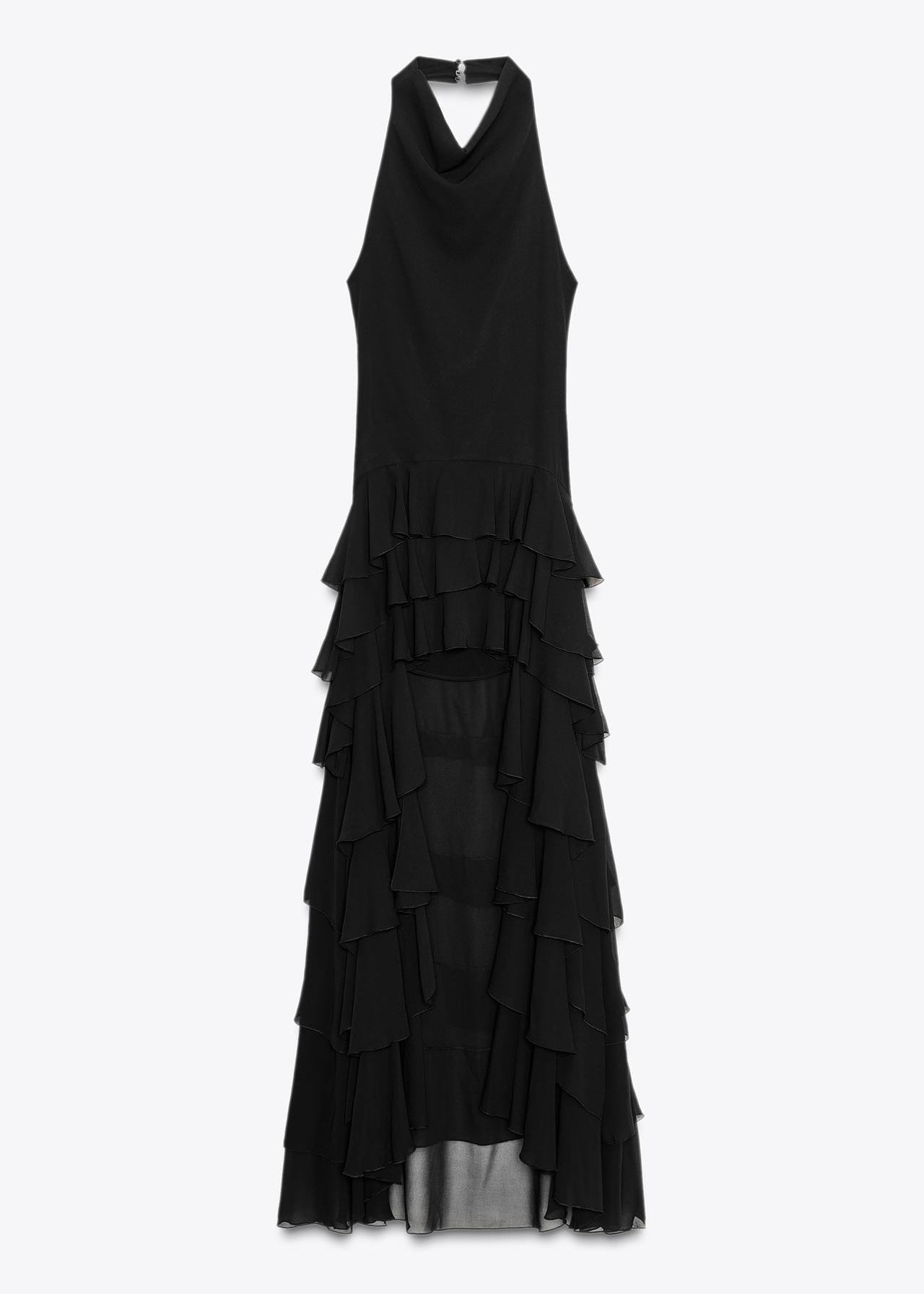 Halter Ruffle Dress