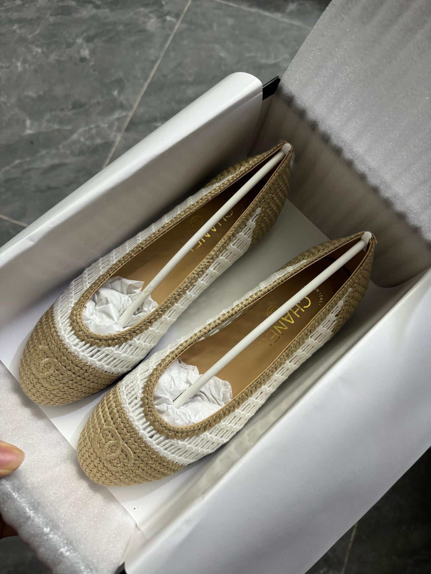 Chanel ballet flats