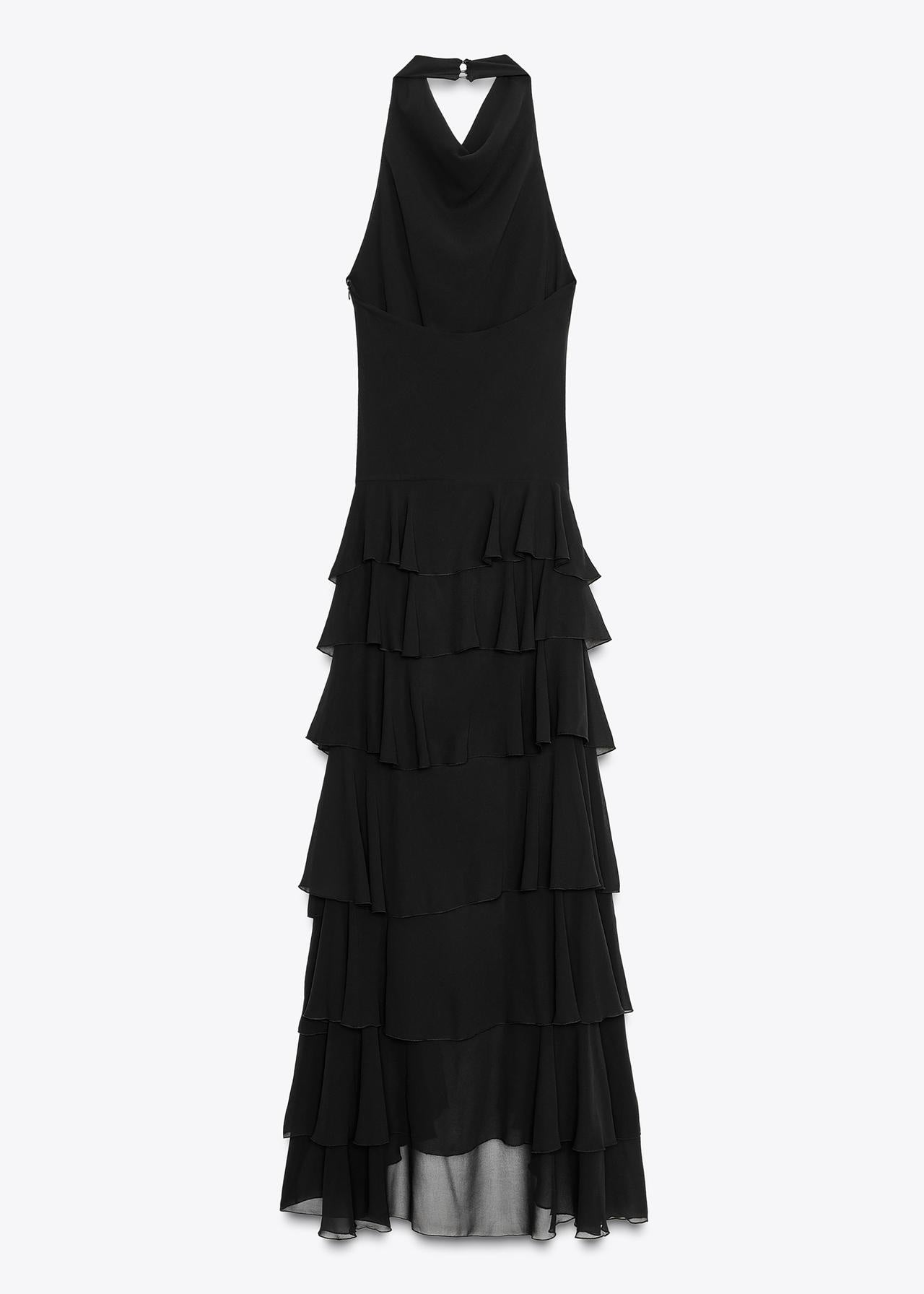 Halter Ruffle Dress