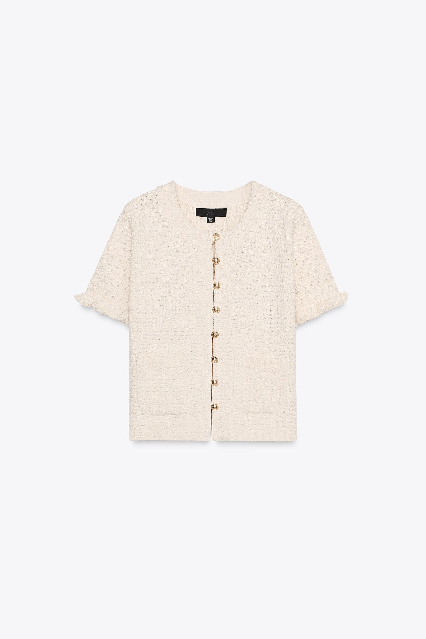 Ruffled Knit Top