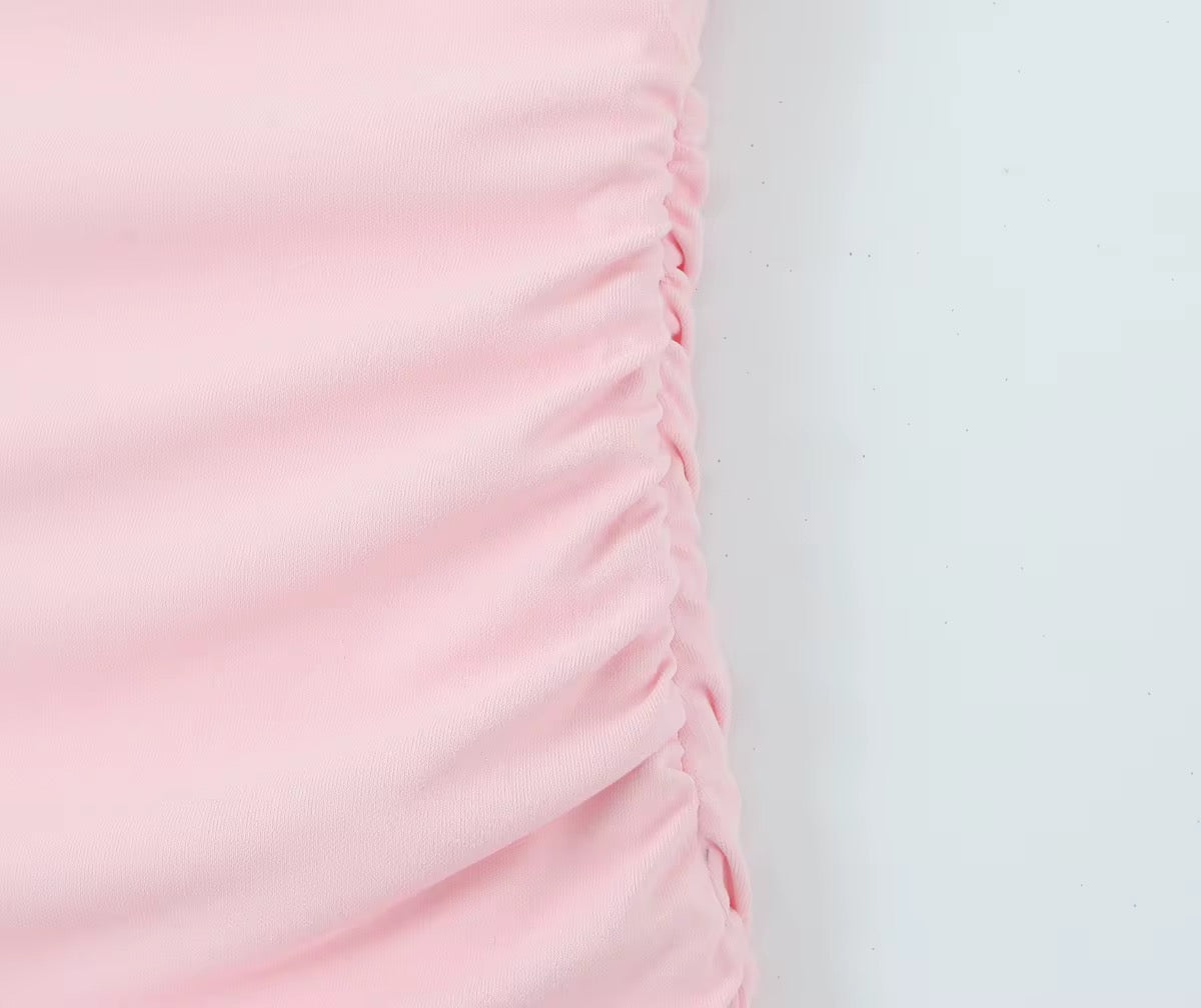 Ruffled Pink Dress