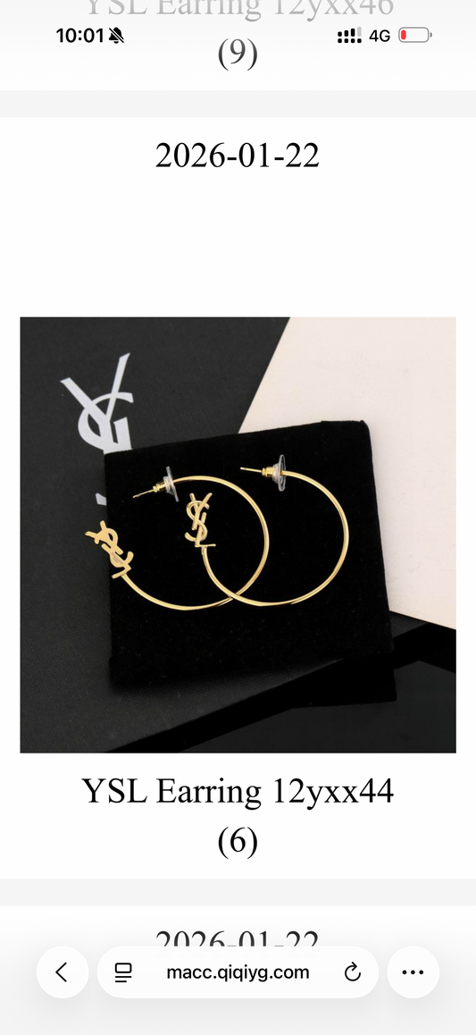 YSL earings