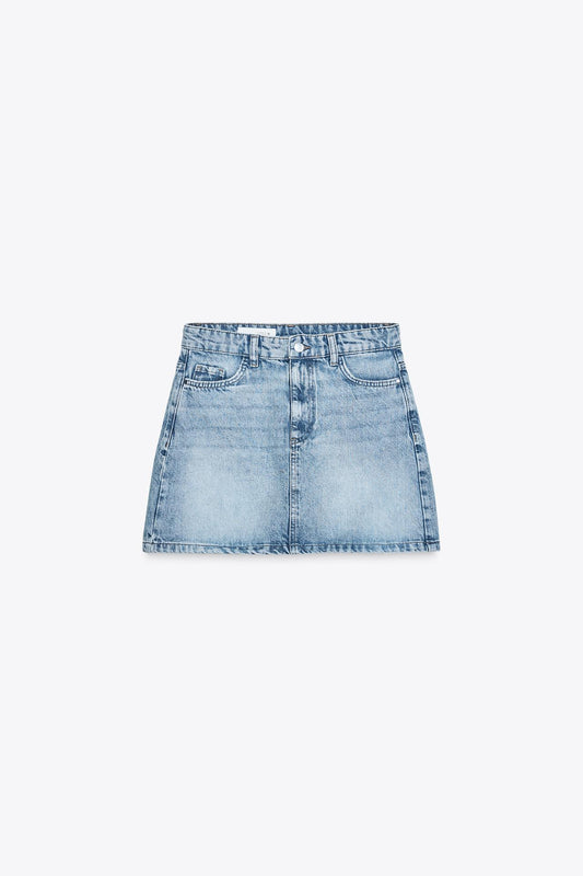 Denim Mini Skirt