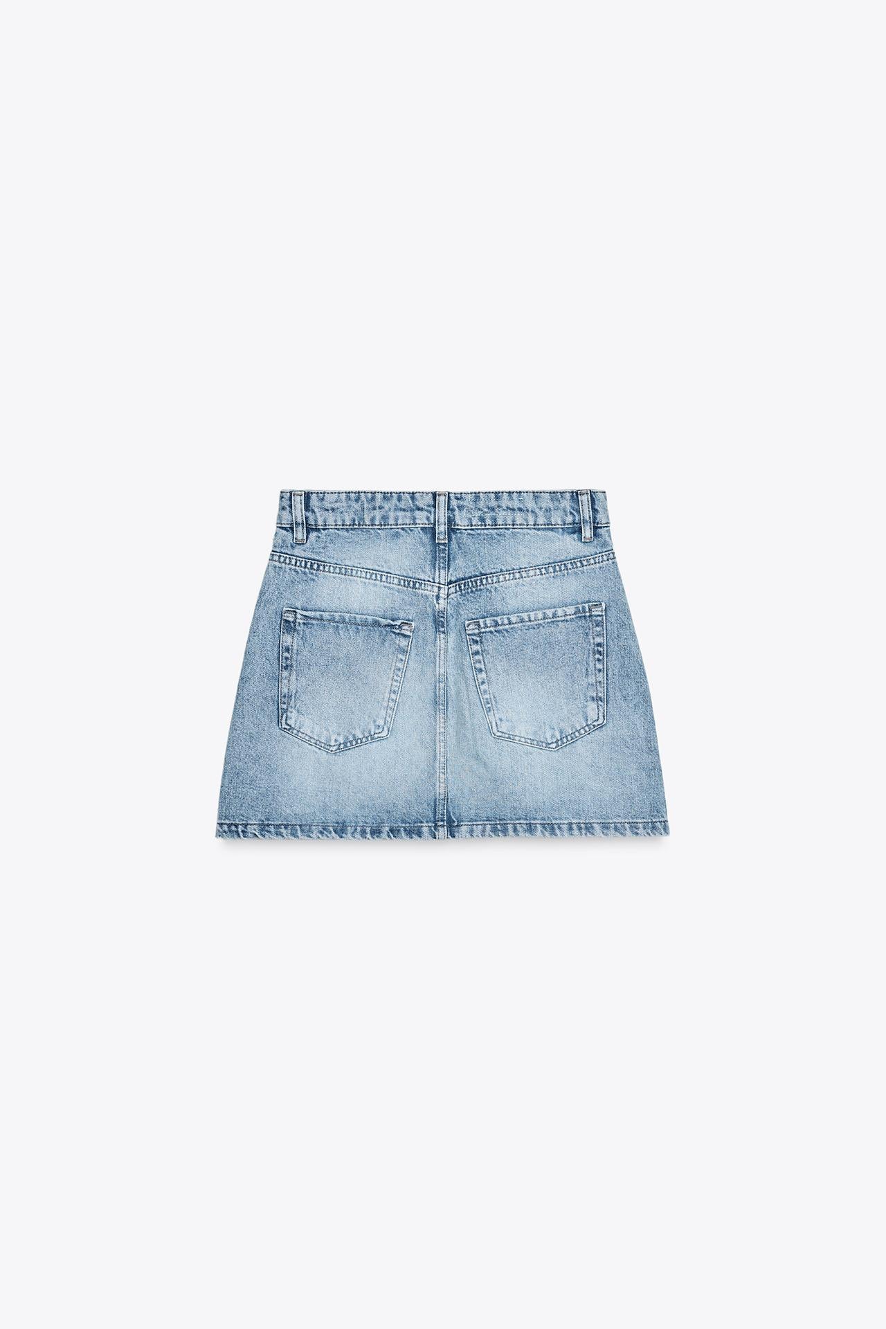Denim Mini Skirt