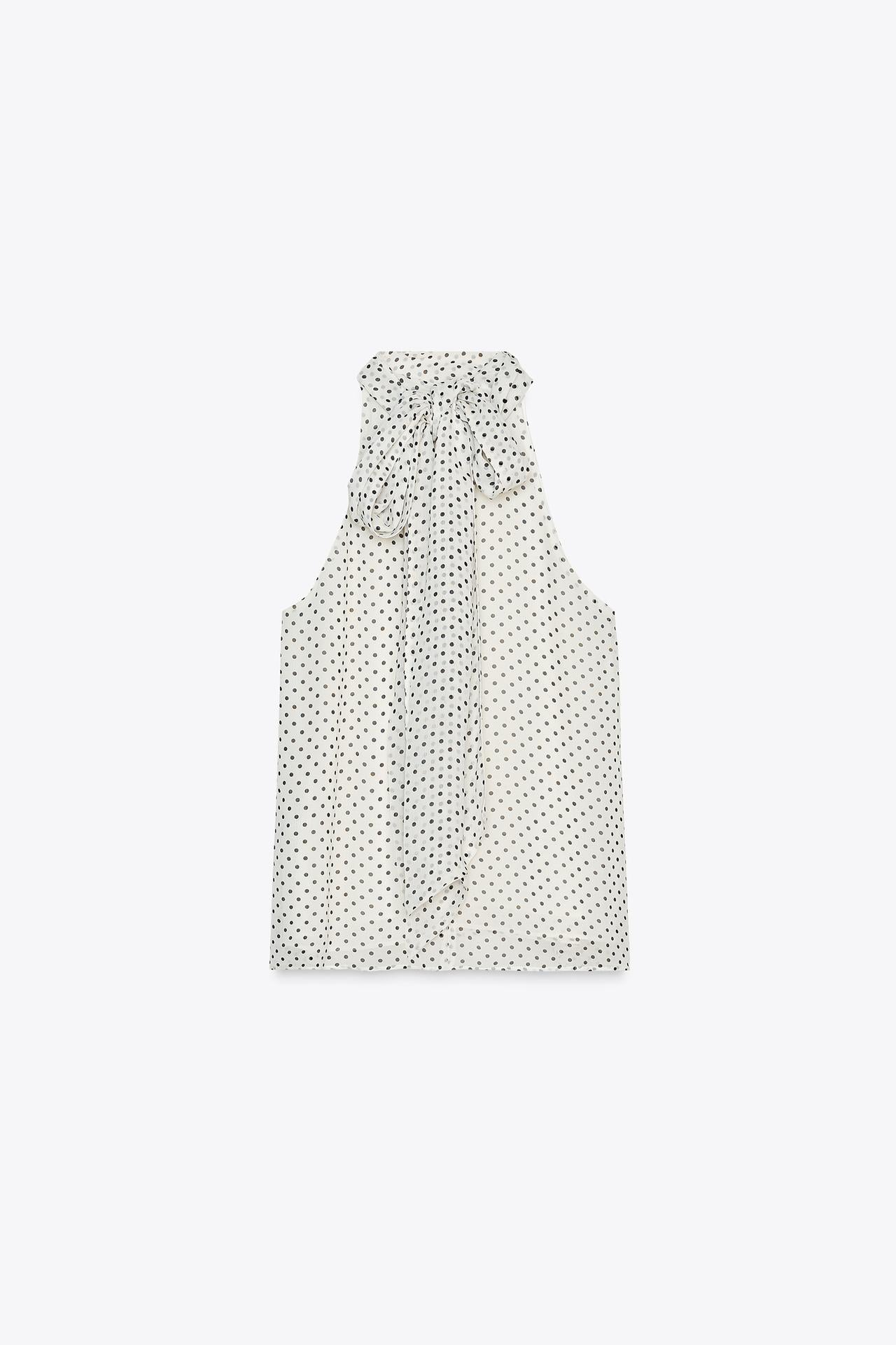 Polka Dot Halter Top