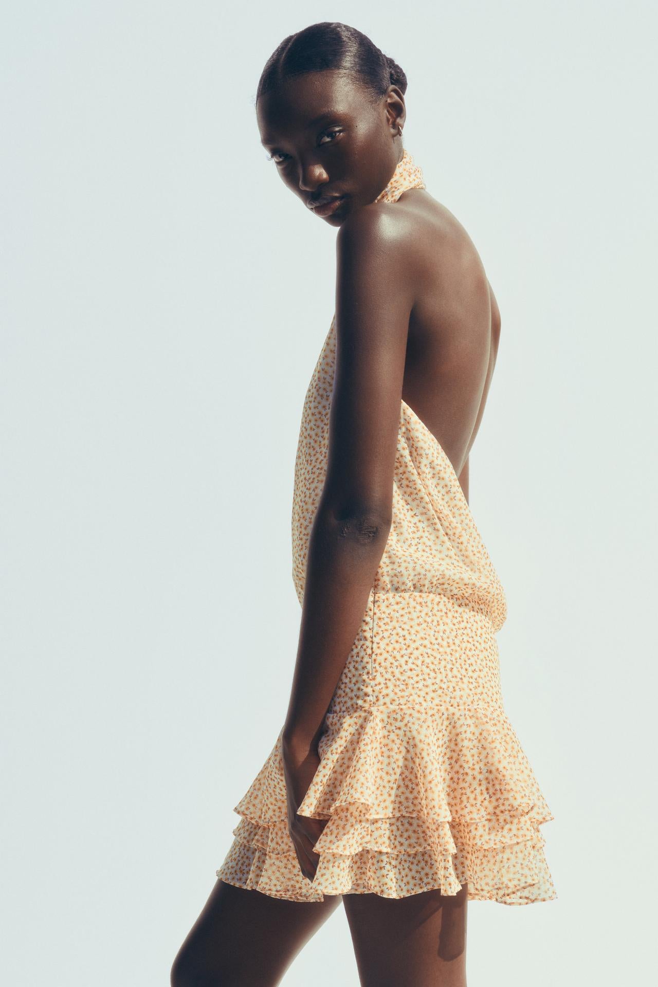 Ruffle Short Dress
