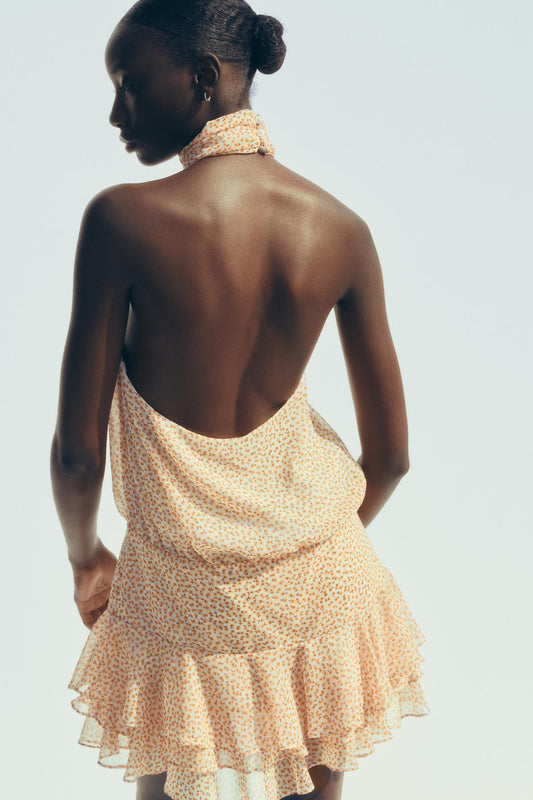 Ruffle Short Dress