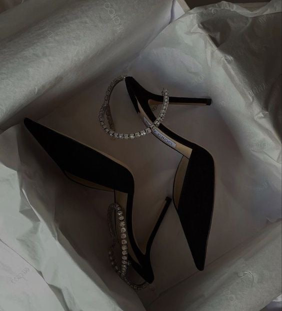 Jimmy Choo With Crystal Embellishment
