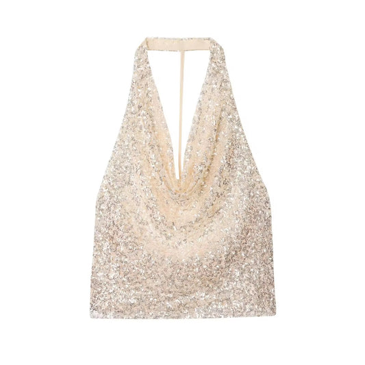 Sparkly Halter Top