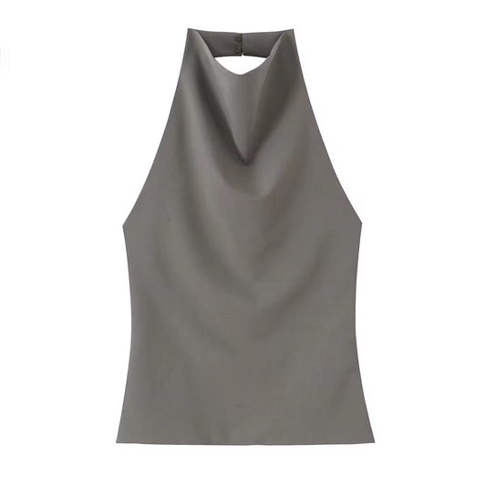 Halter Open Back Top