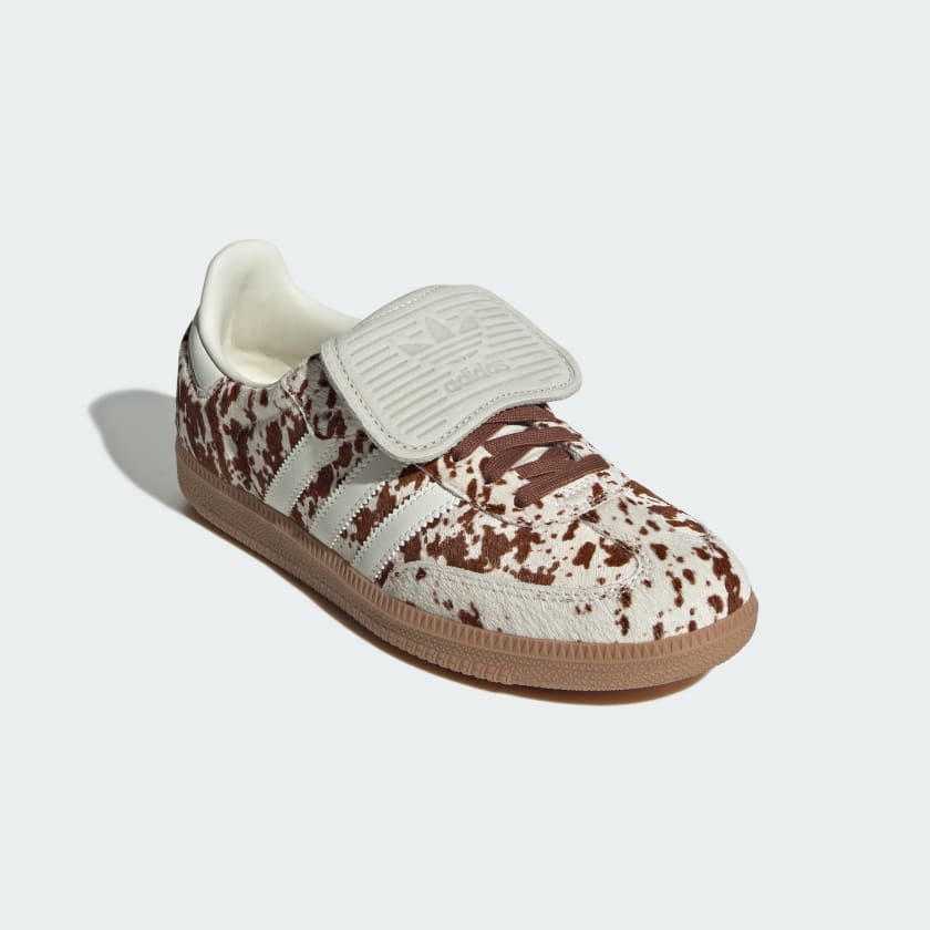 COW PRINT SAMBA LONG TONGUE SHOES