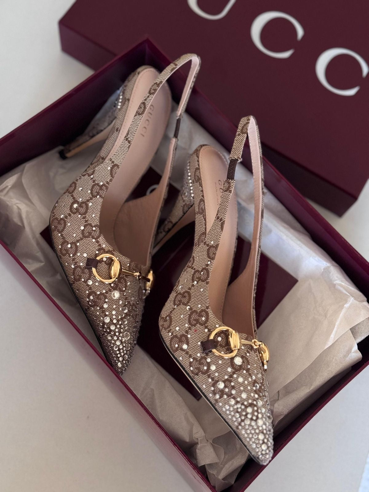 Gucci Slingback Heels