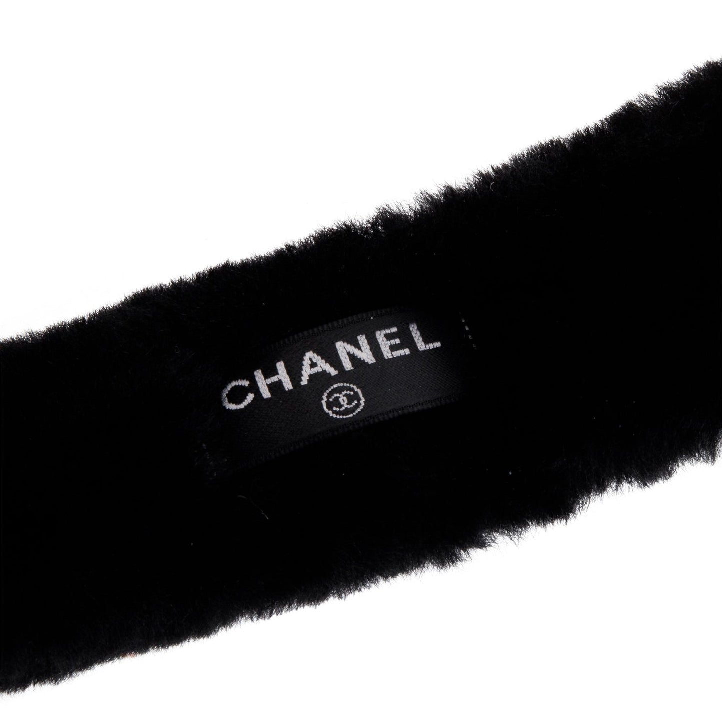 CHANEL Shearling CC Earmuffs
