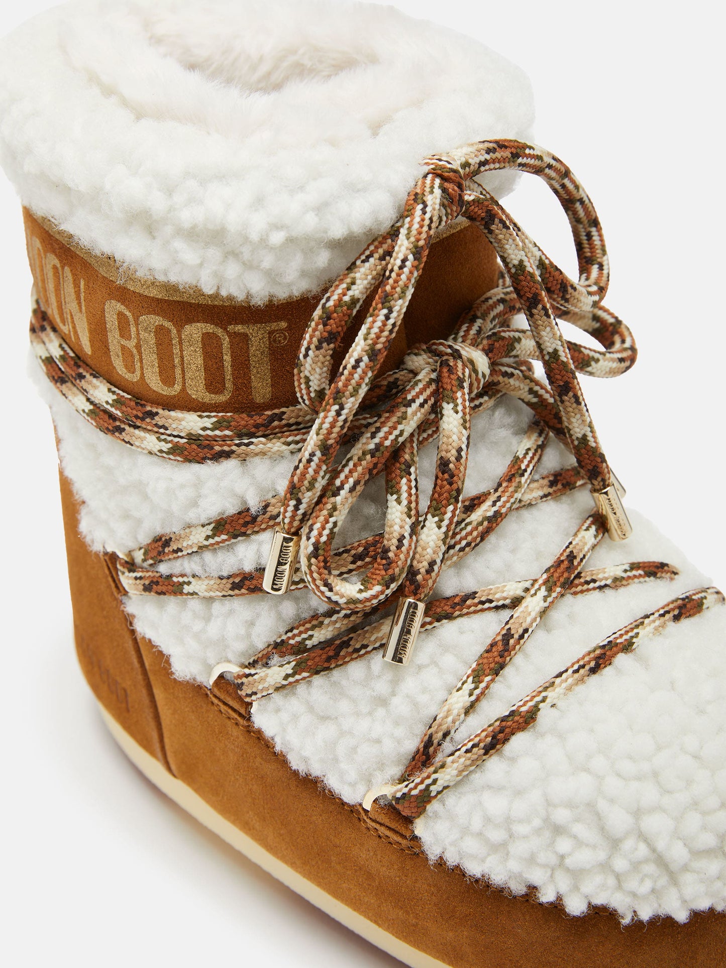 Shearling Low Moon Boots