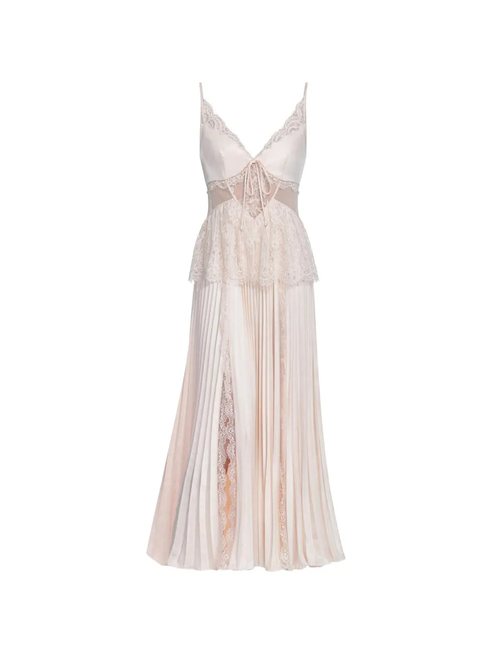 Blush Satin Dress